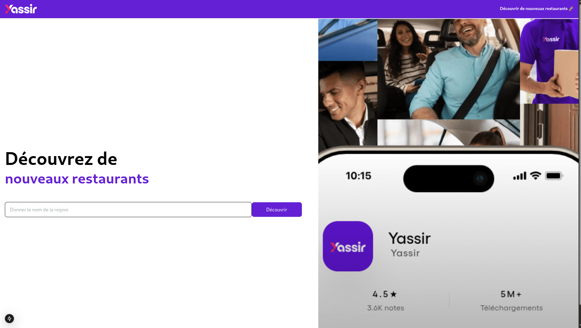 YASSIR RESTAURANT RECOMMENDER